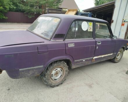 Синий ВАЗ 2107, объемом двигателя 1.7 л и пробегом 200 тыс. км за 550 $, фото 3 на Automoto.ua