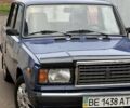 Синий ВАЗ 2107, объемом двигателя 1.45 л и пробегом 40 тыс. км за 1650 $, фото 1 на Automoto.ua