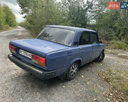 Синий ВАЗ 2107, объемом двигателя 1.44 л и пробегом 190 тыс. км за 1200 $, фото 3 на Automoto.ua