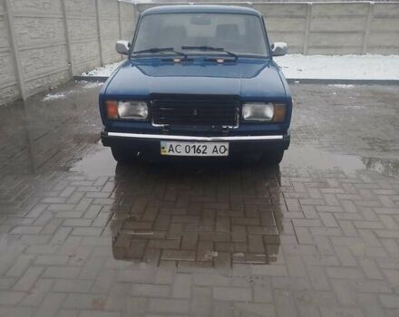 Синий ВАЗ 2107, объемом двигателя 1.57 л и пробегом 153 тыс. км за 1350 $, фото 5 на Automoto.ua