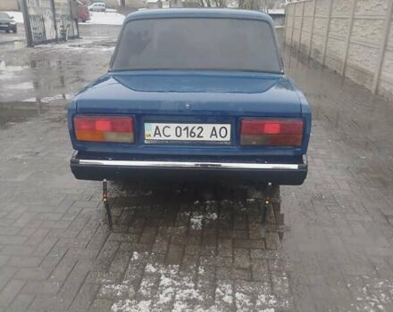 Синий ВАЗ 2107, объемом двигателя 1.57 л и пробегом 153 тыс. км за 1350 $, фото 3 на Automoto.ua