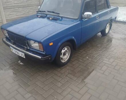Синий ВАЗ 2107, объемом двигателя 1.57 л и пробегом 153 тыс. км за 1350 $, фото 1 на Automoto.ua