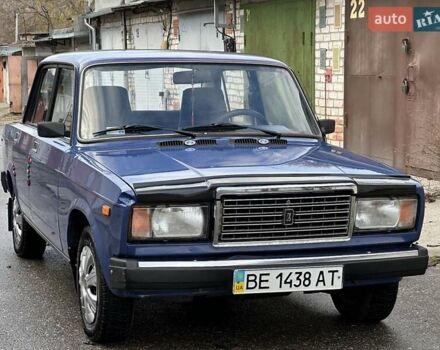 Синий ВАЗ 2107, объемом двигателя 1.45 л и пробегом 40 тыс. км за 1650 $, фото 9 на Automoto.ua