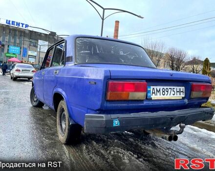 Синий ВАЗ 2107, объемом двигателя 1.5 л и пробегом 150 тыс. км за 785 $, фото 2 на Automoto.ua