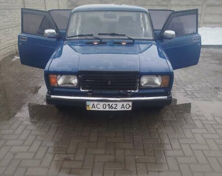 Синий ВАЗ 2107, объемом двигателя 1.57 л и пробегом 153 тыс. км за 1350 $, фото 4 на Automoto.ua