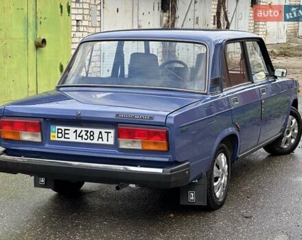 Синий ВАЗ 2107, объемом двигателя 1.45 л и пробегом 40 тыс. км за 1650 $, фото 13 на Automoto.ua