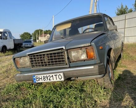 Синий ВАЗ 2107, объемом двигателя 1.5 л и пробегом 75 тыс. км за 350 $, фото 1 на Automoto.ua