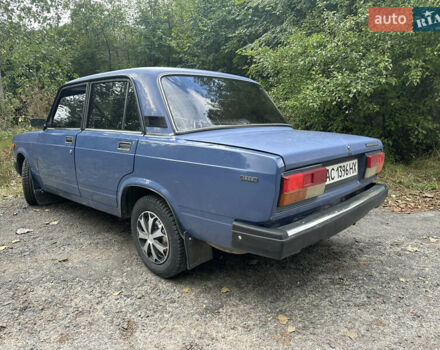 Синий ВАЗ 2107, объемом двигателя 1.44 л и пробегом 190 тыс. км за 1200 $, фото 2 на Automoto.ua