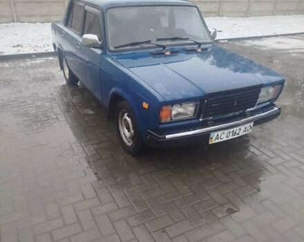 Синий ВАЗ 2107, объемом двигателя 1.57 л и пробегом 153 тыс. км за 1350 $, фото 10 на Automoto.ua