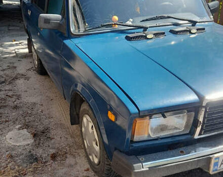 Синій ВАЗ 2107, об'ємом двигуна 1.5 л та пробігом 220 тис. км за 1100 $, фото 2 на Automoto.ua