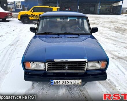 Синий ВАЗ 2107, объемом двигателя 1.5 л и пробегом 100 тыс. км за 750 $, фото 1 на Automoto.ua