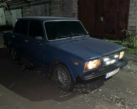 Синий ВАЗ 2107, объемом двигателя 1.5 л и пробегом 77 тыс. км за 1000 $, фото 1 на Automoto.ua