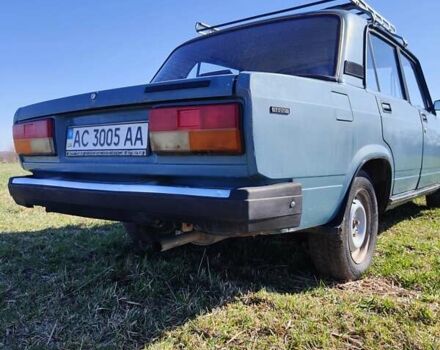 Синий ВАЗ 2107, объемом двигателя 1.5 л и пробегом 172 тыс. км за 600 $, фото 4 на Automoto.ua