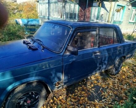 Синій ВАЗ 2107, об'ємом двигуна 1.5 л та пробігом 200 тис. км за 600 $, фото 1 на Automoto.ua