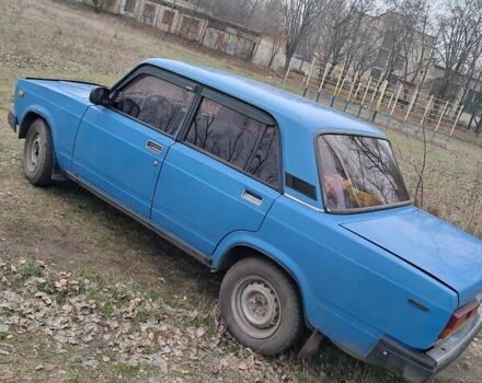 Синий ВАЗ 2107, объемом двигателя 1.5 л и пробегом 76 тыс. км за 1150 $, фото 2 на Automoto.ua