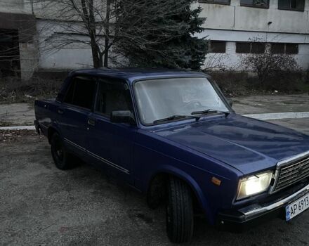 Синий ВАЗ 2107, объемом двигателя 1.5 л и пробегом 160 тыс. км за 947 $, фото 2 на Automoto.ua