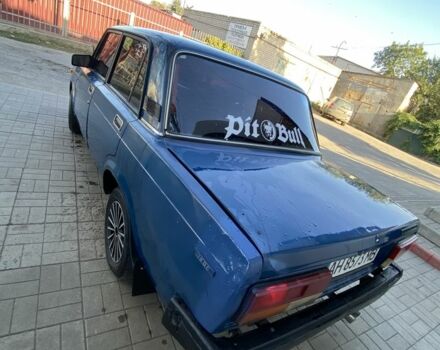 Синий ВАЗ 2107, объемом двигателя 1.5 л и пробегом 80 тыс. км за 656 $, фото 1 на Automoto.ua