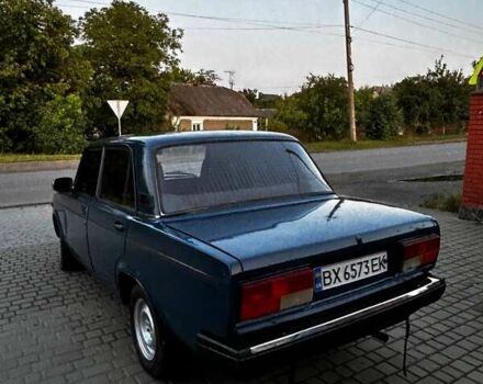 Синий ВАЗ 2107, объемом двигателя 1.45 л и пробегом 89 тыс. км за 1270 $, фото 4 на Automoto.ua