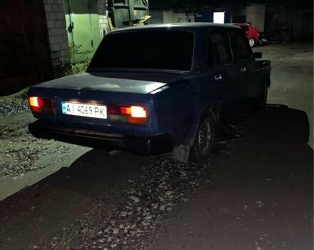 Синий ВАЗ 2107, объемом двигателя 1.5 л и пробегом 77 тыс. км за 1000 $, фото 2 на Automoto.ua