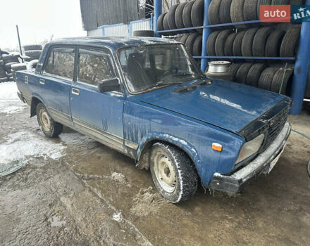 Синий ВАЗ 2107, объемом двигателя 1.45 л и пробегом 100 тыс. км за 750 $, фото 1 на Automoto.ua