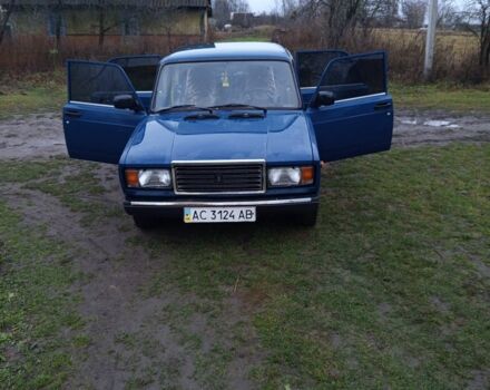 Синий ВАЗ 2107, объемом двигателя 1.3 л и пробегом 40 тыс. км за 1300 $, фото 2 на Automoto.ua