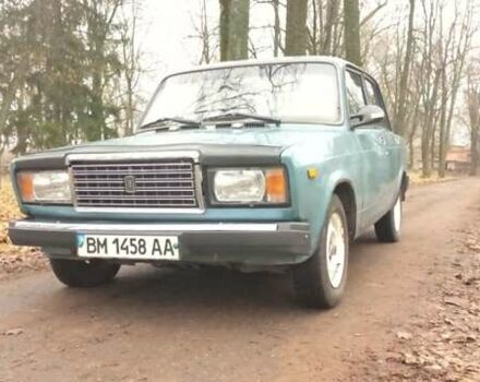 Синий ВАЗ 2107, объемом двигателя 1.5 л и пробегом 51 тыс. км за 1100 $, фото 3 на Automoto.ua