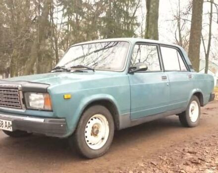 Синий ВАЗ 2107, объемом двигателя 1.5 л и пробегом 51 тыс. км за 1100 $, фото 1 на Automoto.ua