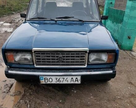 Синий ВАЗ 2107, объемом двигателя 1.45 л и пробегом 150 тыс. км за 950 $, фото 2 на Automoto.ua