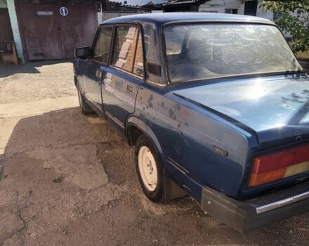 Синий ВАЗ 2107, объемом двигателя 1 л и пробегом 194 тыс. км за 500 $, фото 1 на Automoto.ua