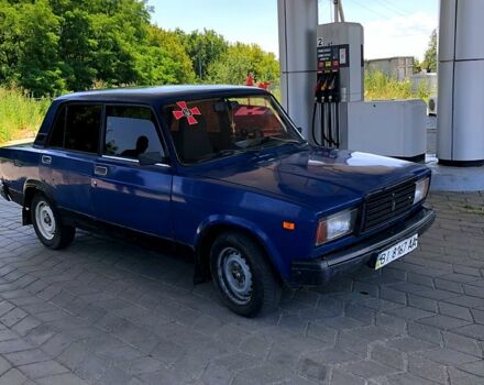 ВАЗ 2107 2004 в Золотоноше на Automoto.ua Синий ВАЗ 2107, объемом двигателя 1.5 л и пробегом 111 тыс. км за 600 $, фото 4 на Automoto.ua