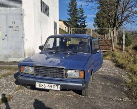 Синий ВАЗ 2107, объемом двигателя 1.5 л и пробегом 77 тыс. км за 1612 $, фото 9 на Automoto.ua