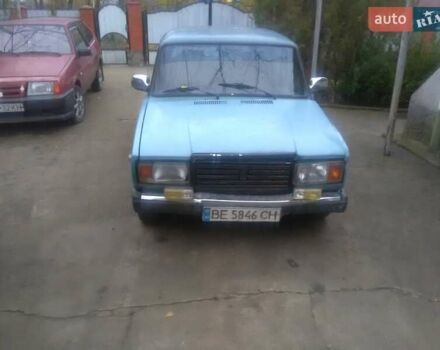 Синий ВАЗ 2107, объемом двигателя 1.45 л и пробегом 76 тыс. км за 500 $, фото 7 на Automoto.ua