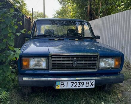Синій ВАЗ 2107, об'ємом двигуна 1.45 л та пробігом 135 тис. км за 1800 $, фото 1 на Automoto.ua