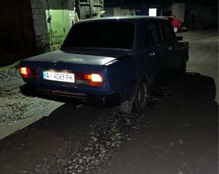 Синий ВАЗ 2107, объемом двигателя 1.5 л и пробегом 77 тыс. км за 1000 $, фото 1 на Automoto.ua