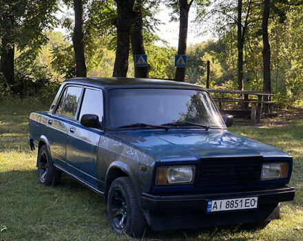 Синий ВАЗ 2107, объемом двигателя 1.57 л и пробегом 81 тыс. км за 900 $, фото 1 на Automoto.ua