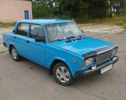 Синий ВАЗ 2107, объемом двигателя 1.45 л и пробегом 128 тыс. км за 1000 $, фото 1 на Automoto.ua