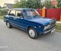 Синий ВАЗ 2107, объемом двигателя 1.5 л и пробегом 153 тыс. км за 1100 $, фото 1 на Automoto.ua