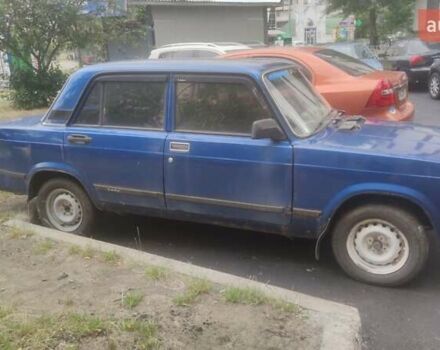 Синий ВАЗ 2107, объемом двигателя 1.45 л и пробегом 200 тыс. км за 550 $, фото 1 на Automoto.ua