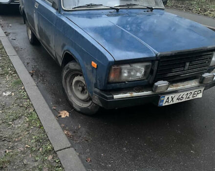 Синий ВАЗ 2107, объемом двигателя 1.45 л и пробегом 100 тыс. км за 550 $, фото 2 на Automoto.ua