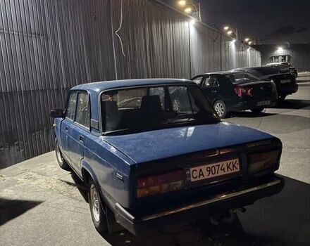 Синий ВАЗ 2107, объемом двигателя 1.5 л и пробегом 37 тыс. км за 700 $, фото 2 на Automoto.ua