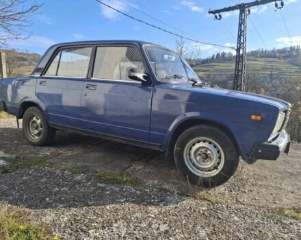 Синий ВАЗ 2107, объемом двигателя 1.5 л и пробегом 77 тыс. км за 1612 $, фото 1 на Automoto.ua