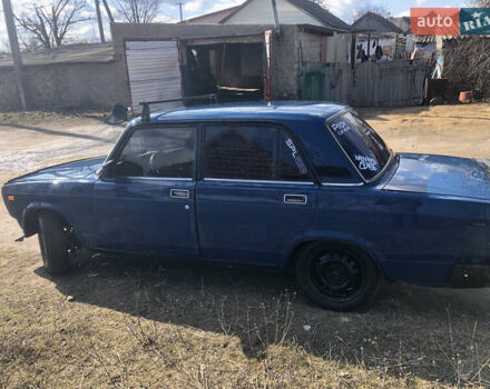 Синий ВАЗ 2107, объемом двигателя 1.3 л и пробегом 100 тыс. км за 1450 $, фото 3 на Automoto.ua