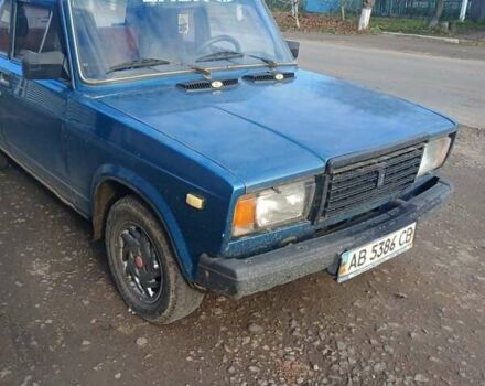 Синий ВАЗ 2107, объемом двигателя 1.45 л и пробегом 111 тыс. км за 450 $, фото 2 на Automoto.ua