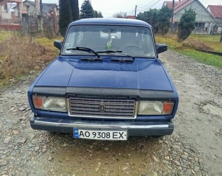 Синій ВАЗ 2107, об'ємом двигуна 1.5 л та пробігом 100 тис. км за 550 $, фото 1 на Automoto.ua