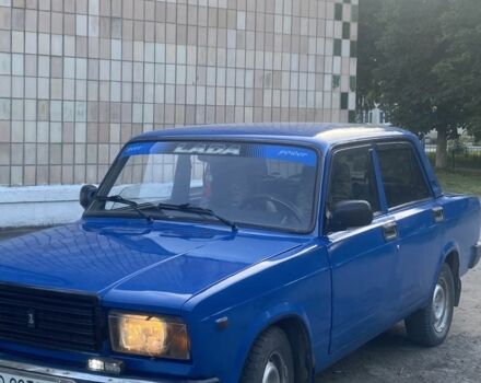 Синий ВАЗ 2107, объемом двигателя 1.5 л и пробегом 99 тыс. км за 1250 $, фото 1 на Automoto.ua