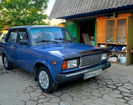 Синий ВАЗ 2107, объемом двигателя 1.5 л и пробегом 134 тыс. км за 1150 $, фото 2 на Automoto.ua