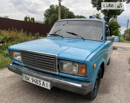 Синий ВАЗ 2107, объемом двигателя 1.5 л и пробегом 350 тыс. км за 699 $, фото 2 на Automoto.ua