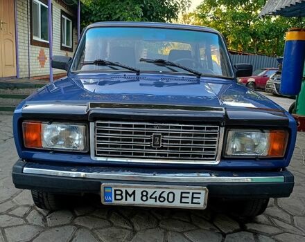 Синий ВАЗ 2107, объемом двигателя 1.5 л и пробегом 134 тыс. км за 1150 $, фото 1 на Automoto.ua