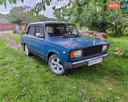 Синій ВАЗ 2107, об'ємом двигуна 1 л та пробігом 100 тис. км за 500 $, фото 1 на Automoto.ua