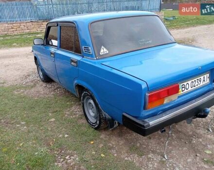 Синий ВАЗ 2107, объемом двигателя 1.5 л и пробегом 99 тыс. км за 1150 $, фото 5 на Automoto.ua